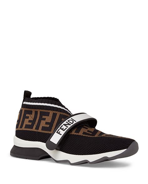 fendi sock sneakers men|fendi rockoko knit sneakers.